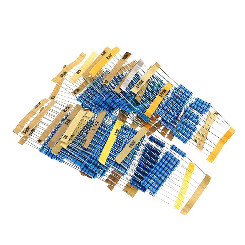 NEW 230pcs 23Value 2W Metal Film Resistor Assortment Kit 1%  22 ohm - 1mohm Resistor samples Pack