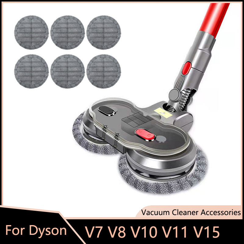 Kepala Pembersih Pel Elektrik untuk Dyson V7 V8 V10 V11 V15 Suku Cadang Penyedot Debu Tanpa Kabel de