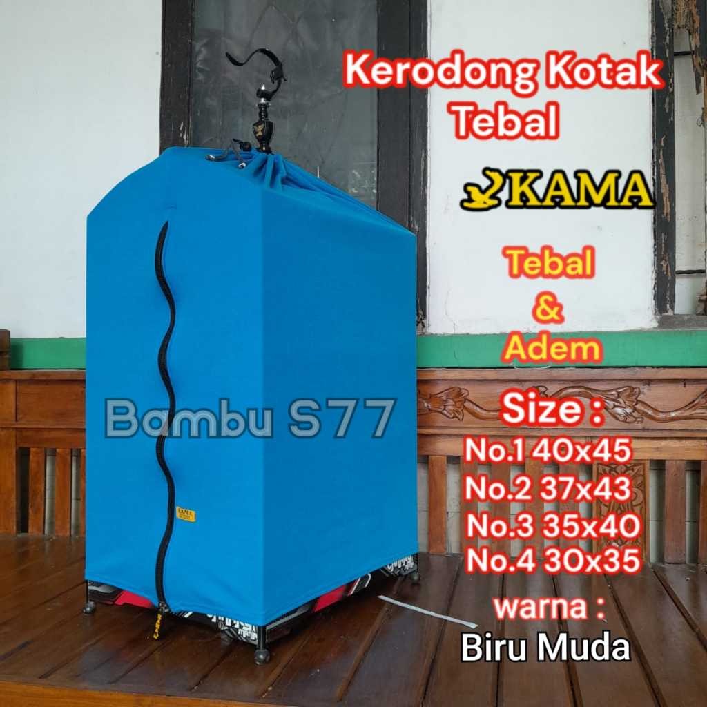 kerodong sangkar burung kotak no 1 2 3 4 bahan tebal dan adem