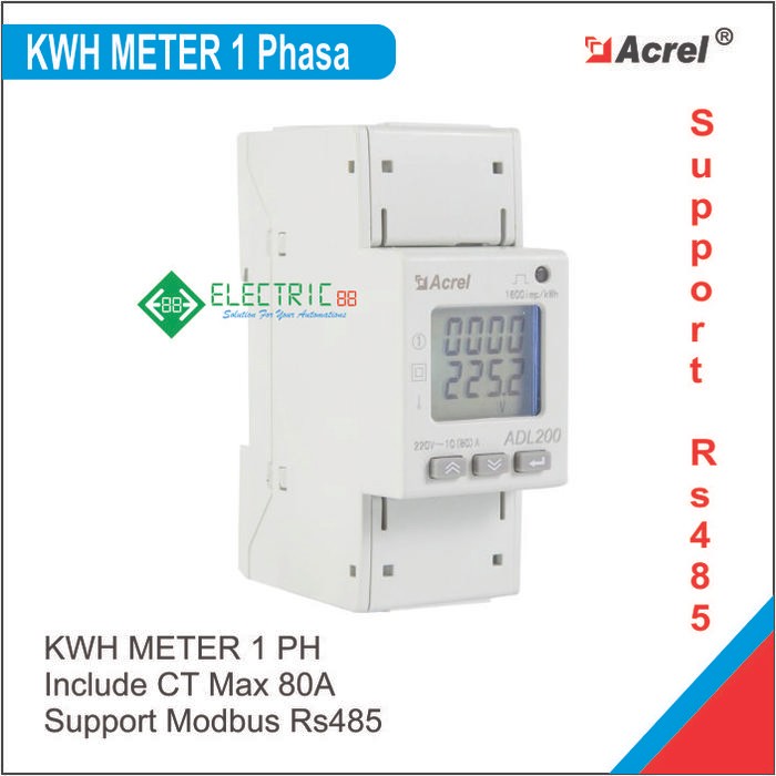 Terlaris Kwh Meter 1 Phase Modbus Rs485