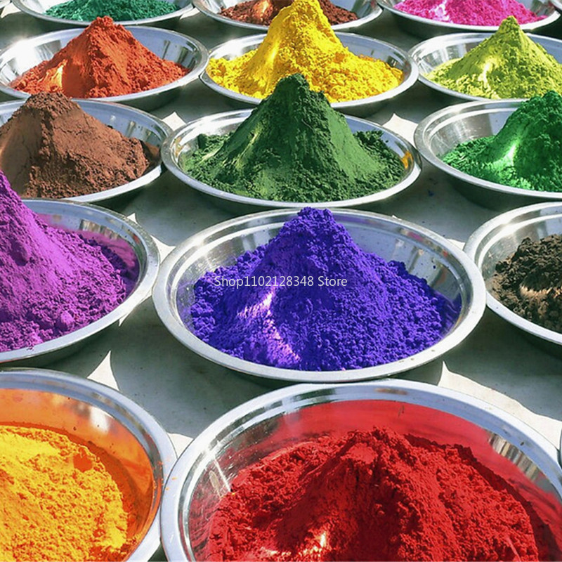 Pigmen Besi Oksida Pewarna Batu Bata Warna Taman Pelapis Karet Pigmen Besi Oksida untuk Cat Akrilik 