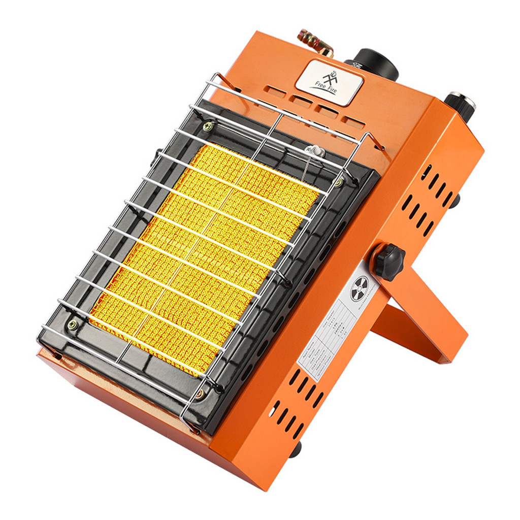 2-In-1 3000W Kompor Gas Pemanas Portabel Kompor Pemanas Gas Multifungsi Penghangat untuk Dalam Ruang