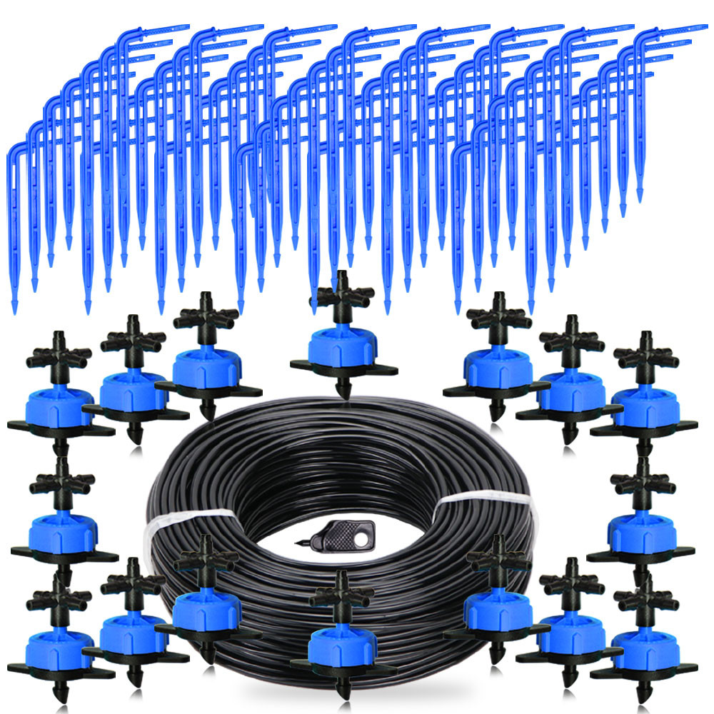 Kit Irigasi Tetes Rumah Kaca 2L 4L 8L 4 Arah 3/5Mm Panah Tetes Sistem Penyiraman Irigasi Pemancar 2 
