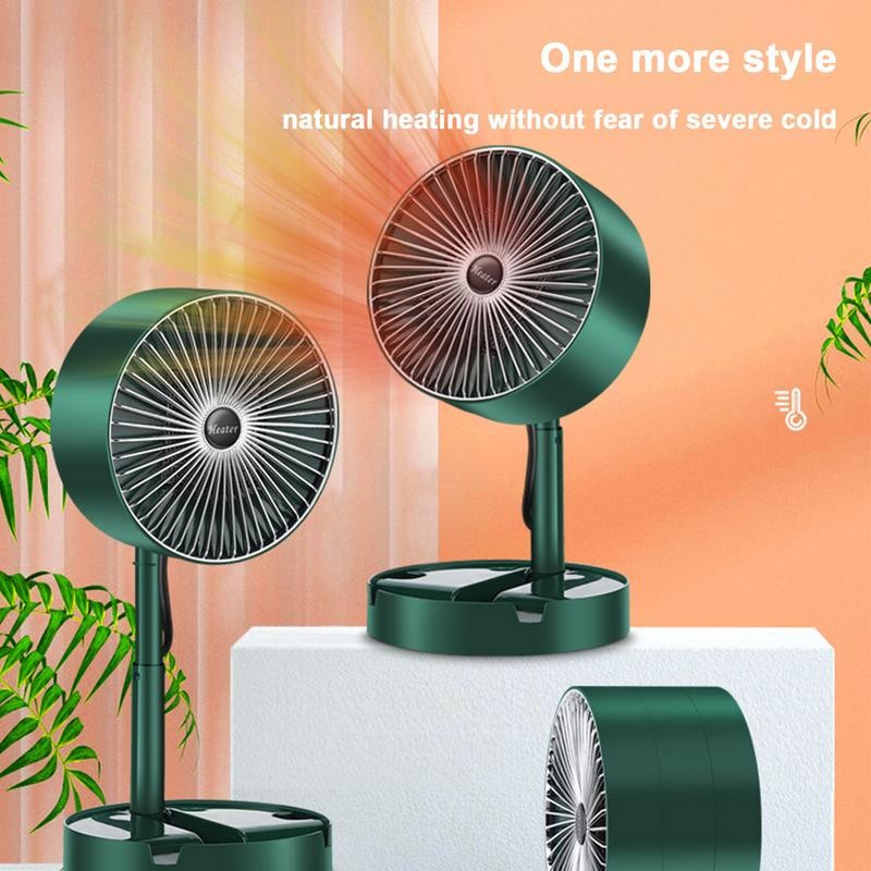Pemanas Ruangan Portabel Pemanas Ruangan Listrik Pribadi Dengan 2 Pengaturan Panas Rotasi 180 Deraja