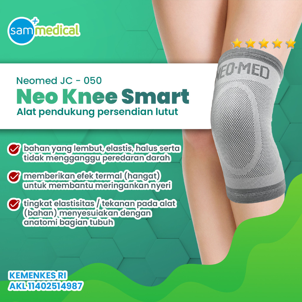 Neomed Knee Support Brace JC 050 / Deker Lutut / Penyangga Lutut / Deker Pelindung Lutut