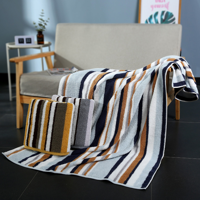 Handuk Mandi Ekstra Besar Set Kamar Mandi 100% Katun Handuk Spa Hotel Mewah Kain Cuci Seprai Mandi M