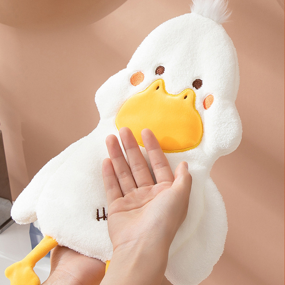 1 Buah Handuk Tangan Kartun Handuk Gantung Anime Bulu Karang Handuk Penyerap Handuk Tangan Anak-anak