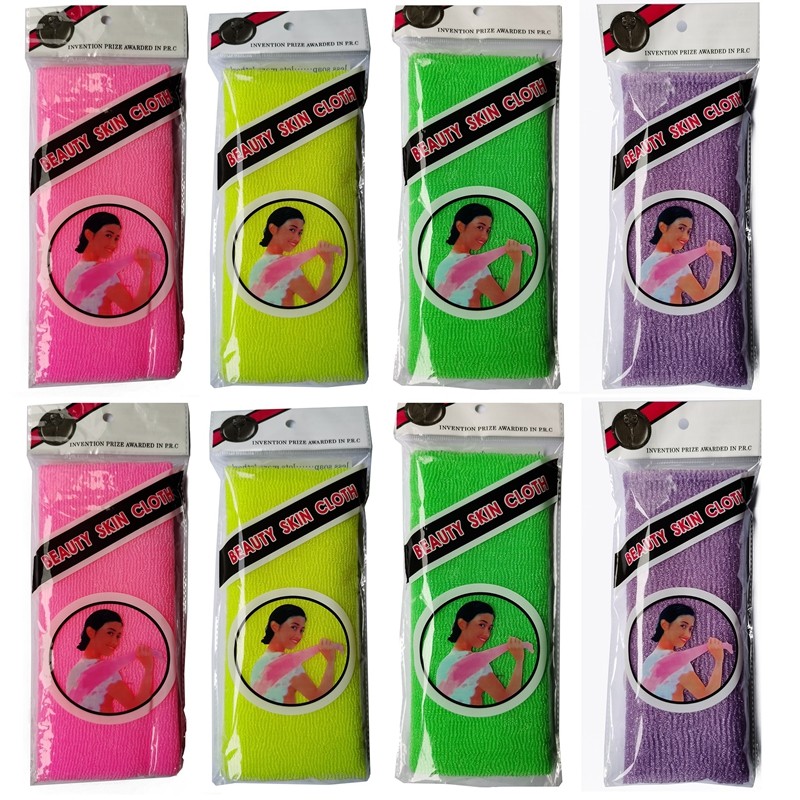 4 Buah Kain Lap Pengelupasan Kulit Kecantikan Handuk Mandi Tubuh Jepang Handuk Mandi Nilon Handuk Pe