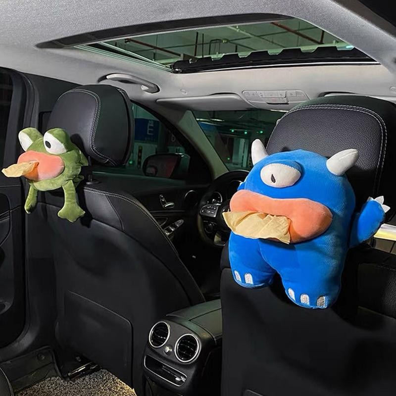 Kotak Serbet Mobil Lucu Penutup Tisu Mulut Sosis Tempat Kertas Kotak Tisu Mobil Kartun Penyimpanan K