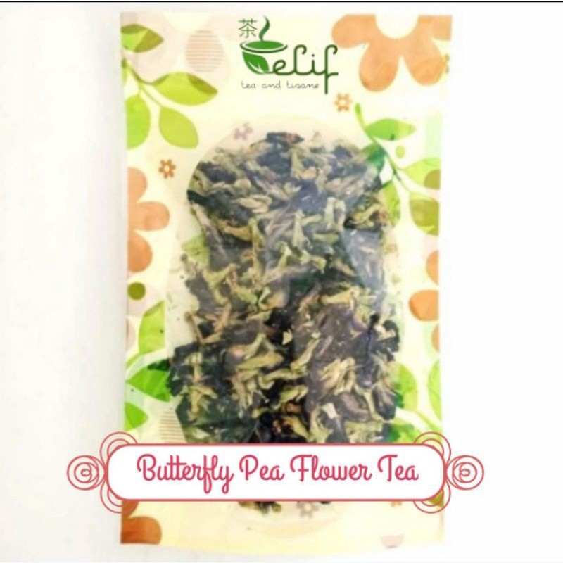 

ELIF TEA Butterfly Pea Tea : Blue Butterfly Pea Flower Tea / Teh Bunga Telang [PREMIUM]