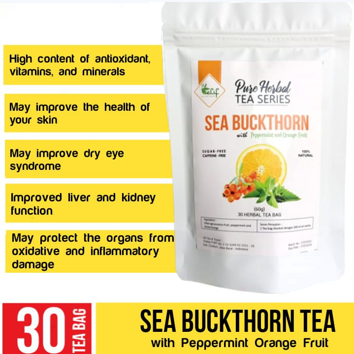 

ELIF TEA AND TISANE Sea Buckthorn Mint Orange Tea 30 Tea Bag [PREMIUM]