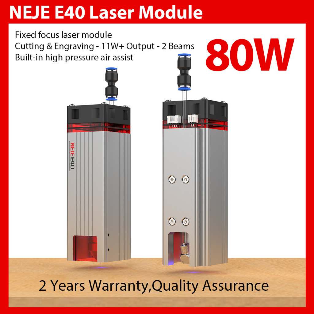 Pengukir Laser NEJE 80W E40 A40640 N40630 Mesin Pengukir Laser CNC Pemotong Kayu Modul Laser Penguki