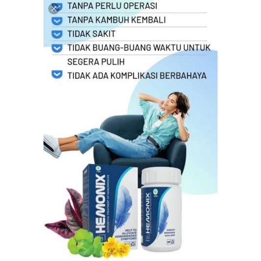HEMONIX HEMONIX OBAT AMBIEN / WASIR DIJAMIN DAN