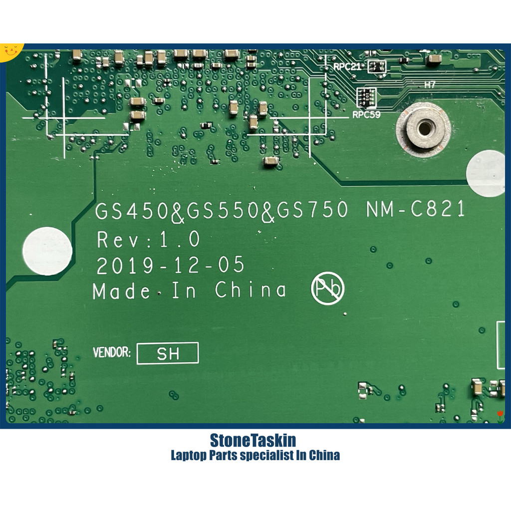 StoneTaskin GS450&GS550&GS750 NM-C821 For Lenovo IdeaPad 3 15ADA05 Laptop Motherboard AMD Ryzen3 325