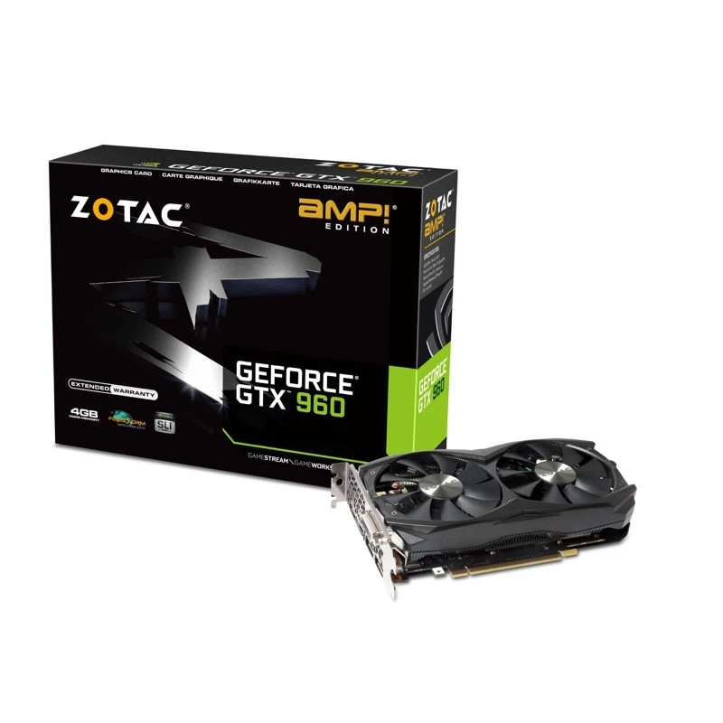 2024 Used ZOTAC GTX 960 4GB 128bit GAMING Video Cards GTX960 4G GPU Graphic Card GDDR5 PCI Express 3