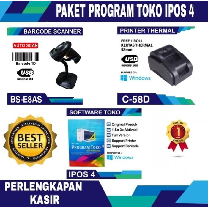 PAKET KASIR MESIN KASIR