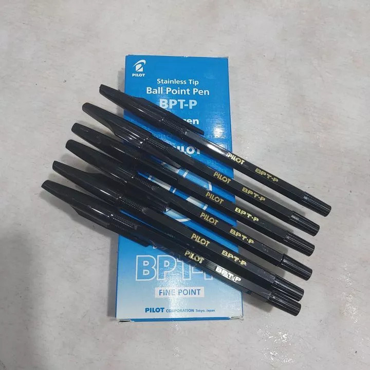 

Pulpen Bolpen Bolpoint Pilot BPT - P / BPTP Asli Orinal 1 Pack - 12 pcs