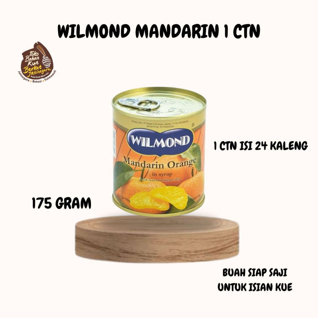 

WILMOND MANDARIN SIAP SAJI / BUAH DALAM KALENG / CTN