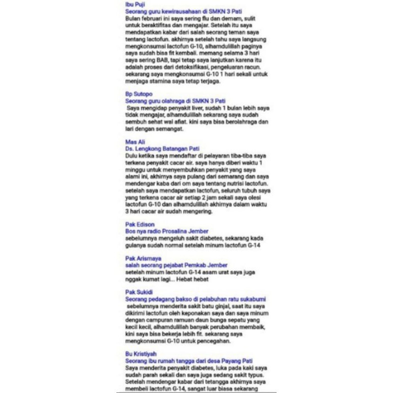GnG Lactofun G12. Probiotik Untuk Pengobatan FASE AWAL Macam-macam Penyakit. Detoksifikasi Racun,