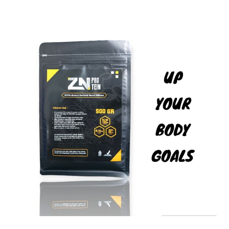 WHEY ZN PROTEIN SUSU KEDELAI BUBUK MURNI 500 GR