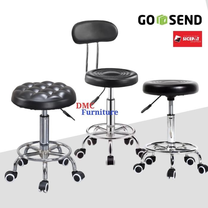 Kursi Bar Stoll Bulat Hidrolik Kursi Salon Kursi Cafe Kursi Belajar