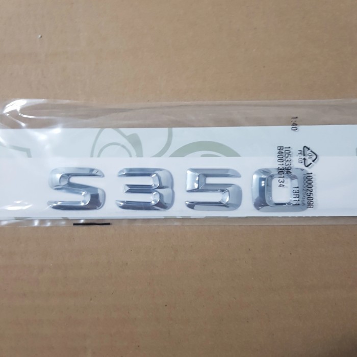 Emblem S350 Mercedes Benz / Emblem Tulisan S350 Mercy Ori Genuine Part