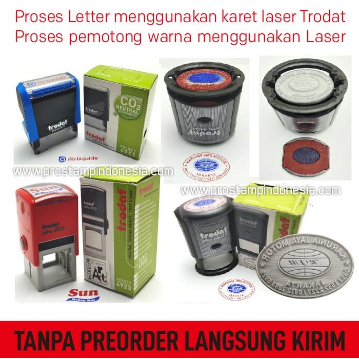 

Tkj - Stempel Otomatis Trodat 4928 (Ukuran 60 X 33Mm) Custom Design