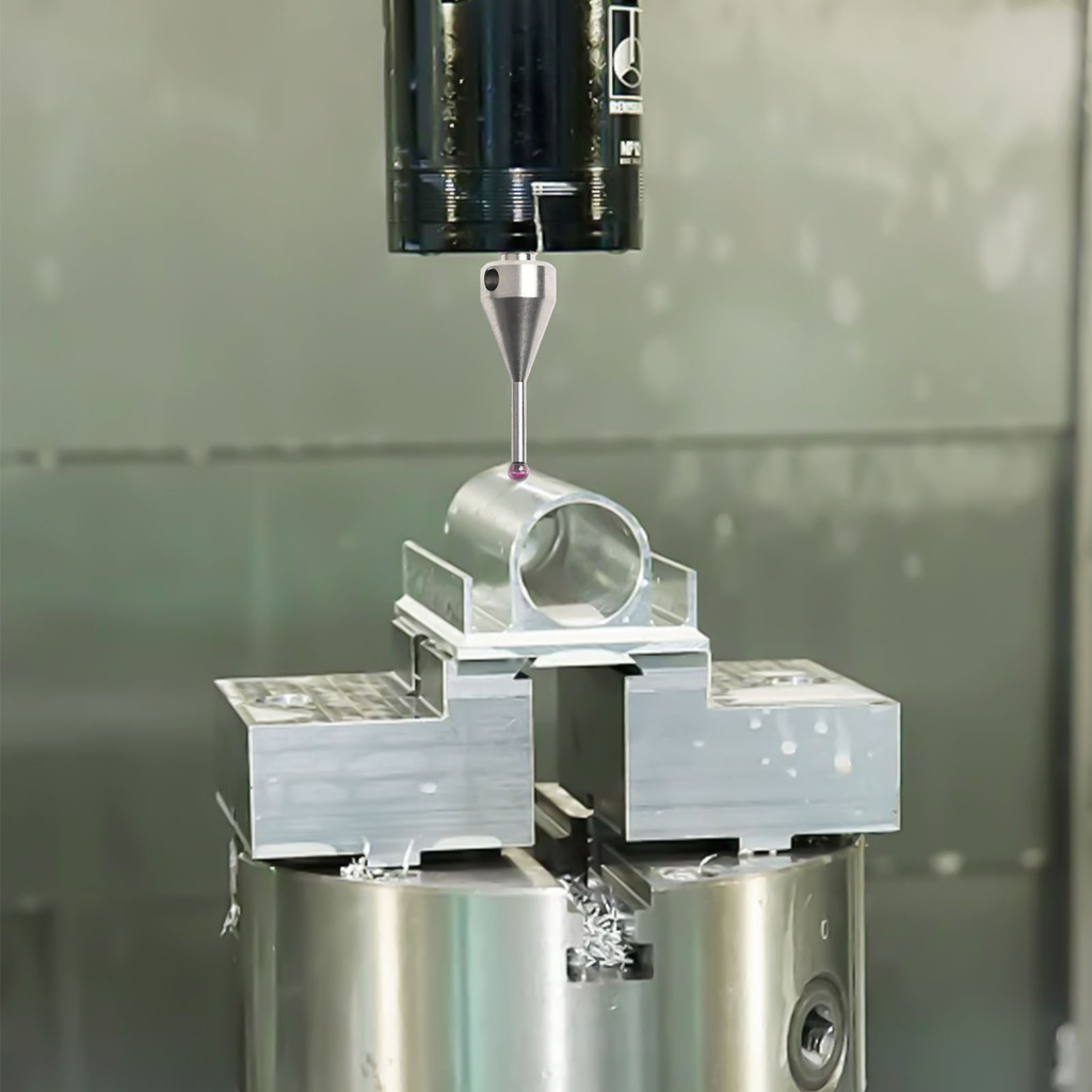 Cmm Touch Probe Stylus 2mm Ru By Ball Tip Thread 20mm Length For Renishaw Contact Probe Wear Resista