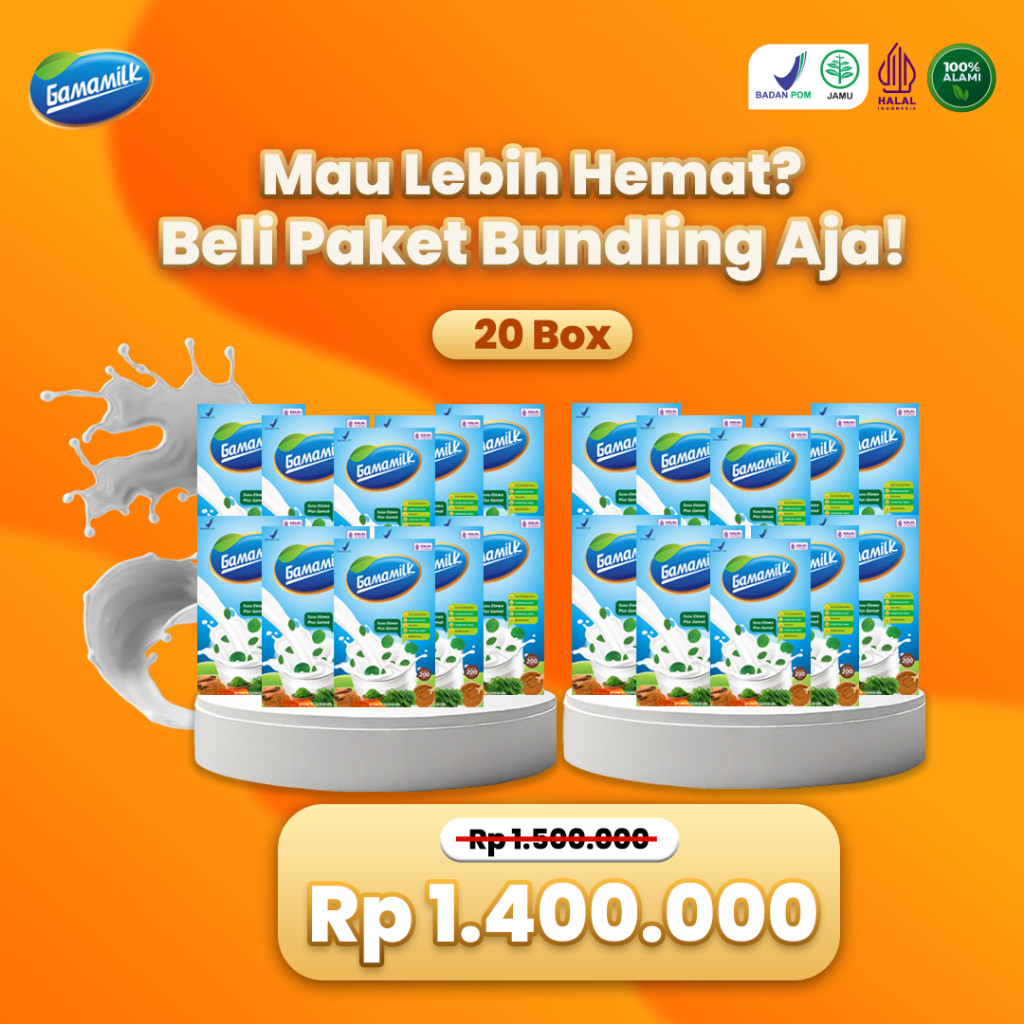 

PAKET 4 BOX GAMAMILK - Susu Kambing Etawa Plus Ekstrak Gamat - HALAL Dan BPOM
