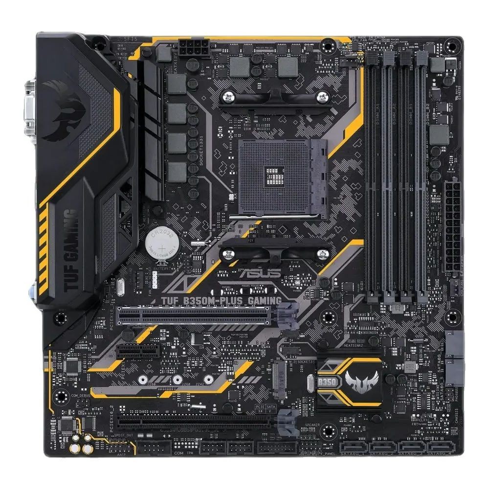 B350 Motherboard ASUS TUF B350M-PLUS GAMING for Ryzen 7 5700x 5700x3d 5800x3d AM4 Motherboard for Ry