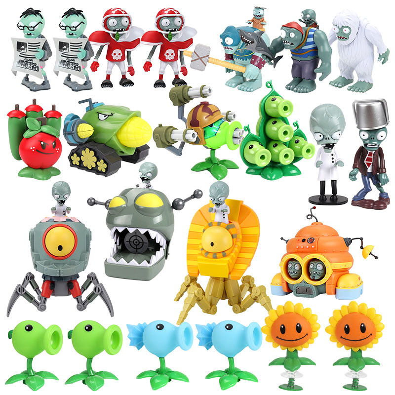 New Plants Vs Zombies Toys Action Figures Gargantuar Robot Plant Zombie Game Fan Figurines Doll Toys