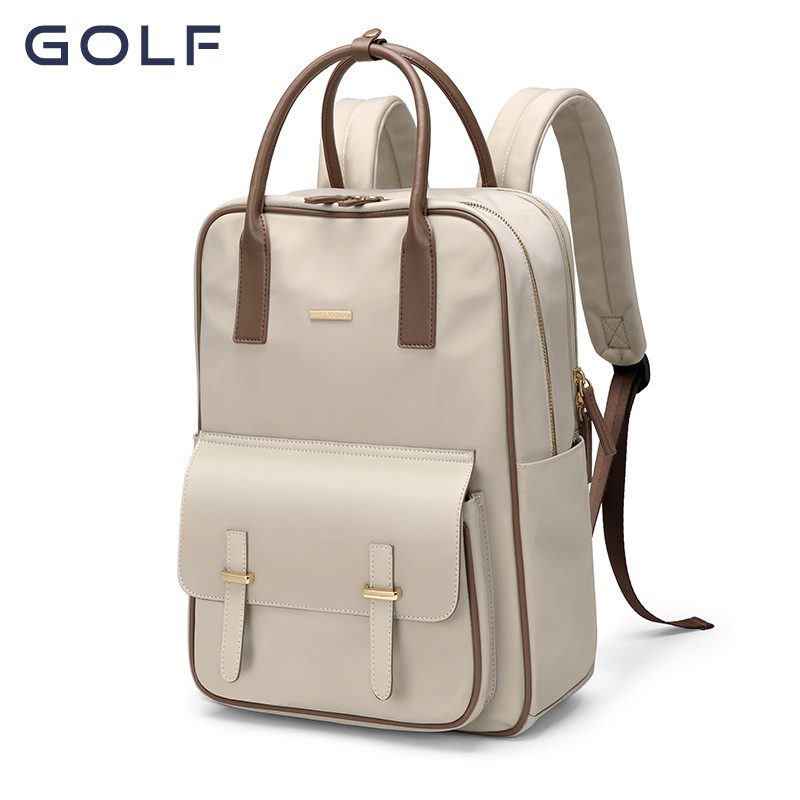 Golf Backpack Handbags For Women Retro Female Laptop Backpack Vintage Looking Travel Back Pack Bag