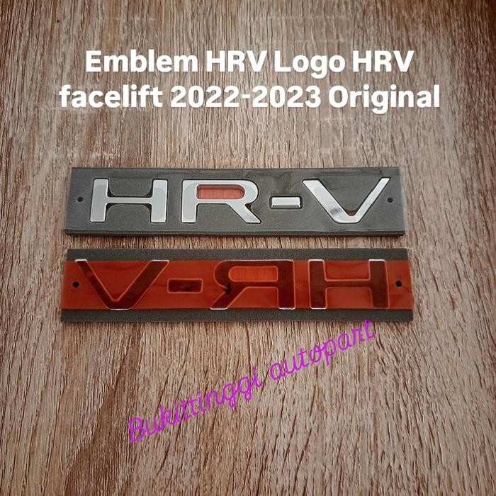 Emblem Hrv Logo Hrv Facelift 2022-2023 Garansi Original Asli