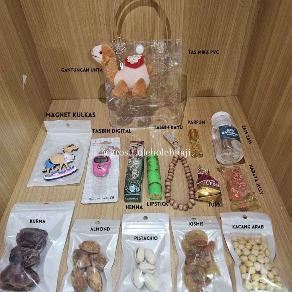 

Lovely Back - Paket oleh oleh Haji Dan Umroh Eksklusif Tas Goodie Bag Totebag Transparan Lengkap