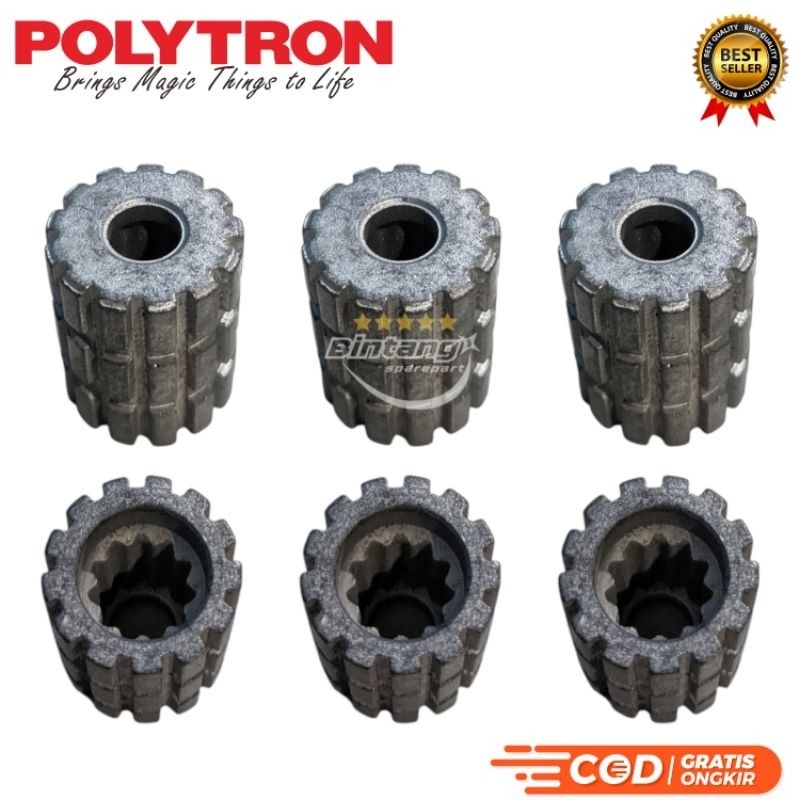 RB2233 Inti Pulisator Inti Pulsator Mesin Cuci Polytron 1 Tabung Gigi Dalam 11 Gigi Luar 13 Original