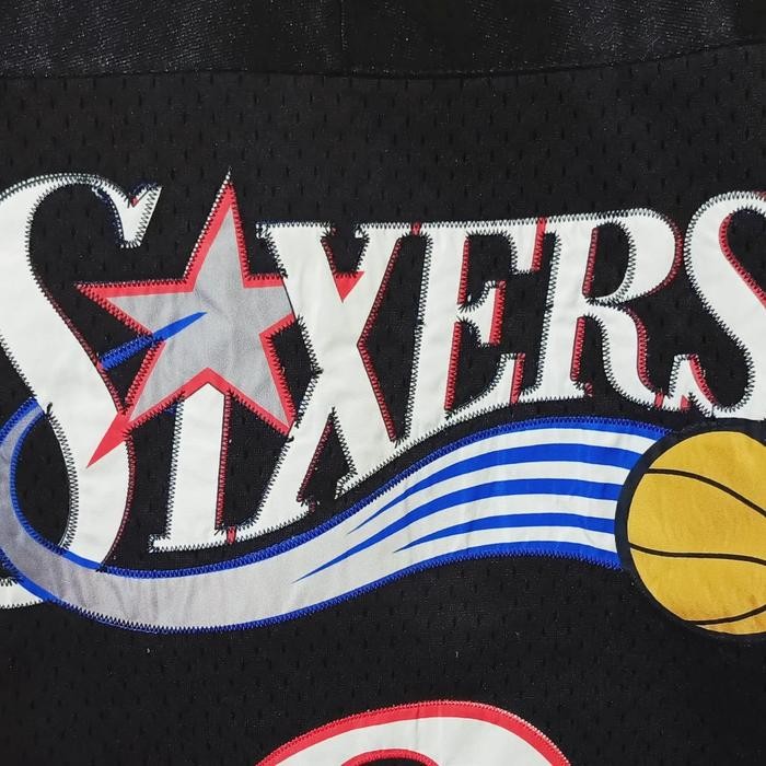 Philadelphia Sixers Iverson NFL Jersey Version (black - hitam)