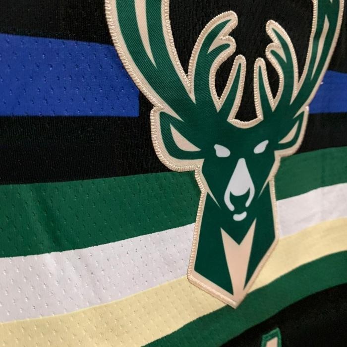 Jersey Basket Swingman Baju NBA Milwaukee Bucks Giannis Antetokounmpo