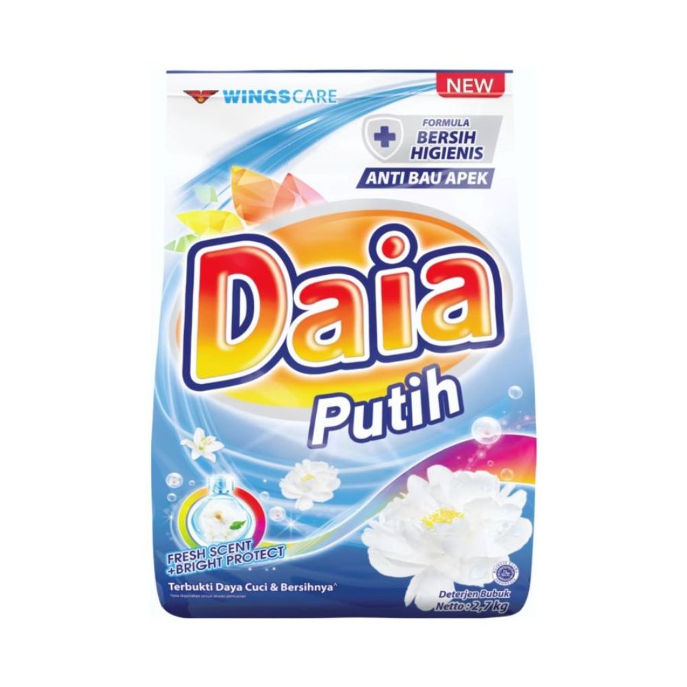 Daia Daia Detergent Bubuk Putih 1,5 kg 1,8 kg