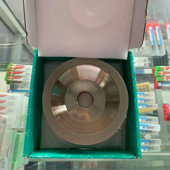 Gerinda Diamond Mangkok Cbn Diamond Wheel Batu Asah Endmill Bor #200