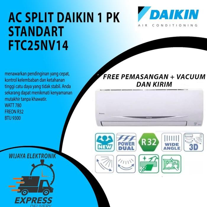 AC DAIKIN FTC25NV14 - 1PK STANDART THAILAND / DAIKIN FTC25