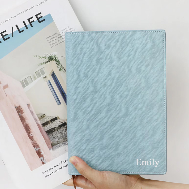 

Free Custom Letters Saffiano Pu Leather A5 Notebook Crocodile Pattern Journal Cover A5 Diary Agenda