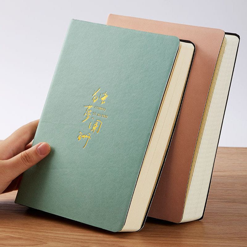 

A5 Blank Notebook Thickened Student Horizontal Line Soft Leather Notebooks Super Thick Grid Book