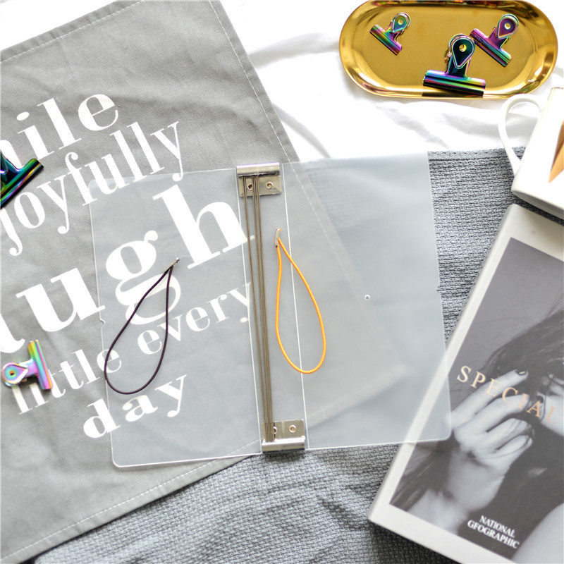 

Fromthenon Transparent Traveler'S Noteook Shell For Midori Planner Standard Filler Paper Storage