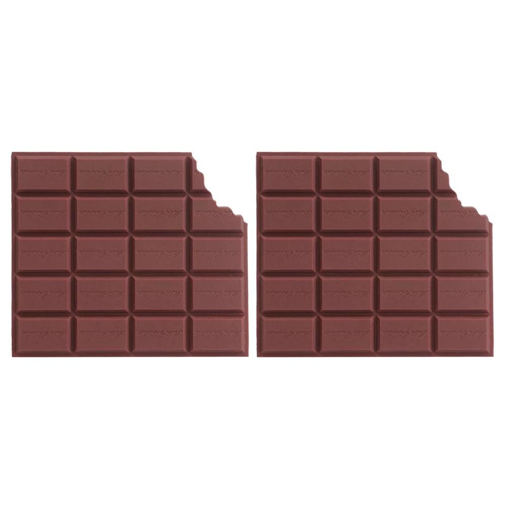 

2 Pcs Mini Pocket Notepad Realistic Chocolate Design Cartoon Cover Wire O Binding Rings Steno
