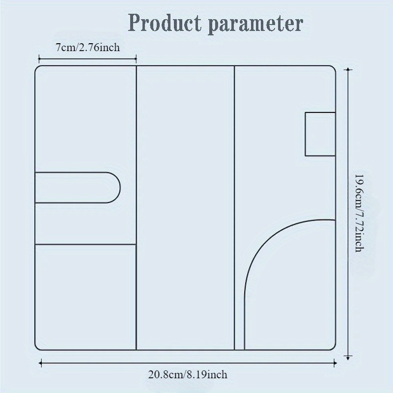 

Clear Pvc Protective Cover For Weekly Planner Notebook - Decorative Pattern Design Notepad Cover For