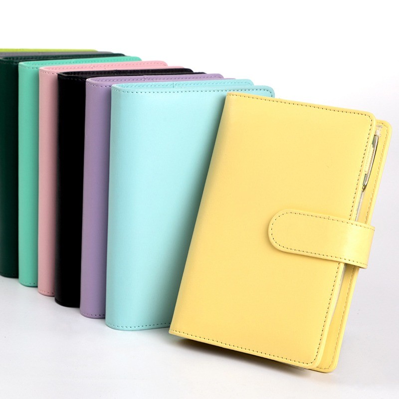 

Pu Leather Budget Binder With Cash Envelopes Pockets Zip Small French Budget Pouch Binder For Saving