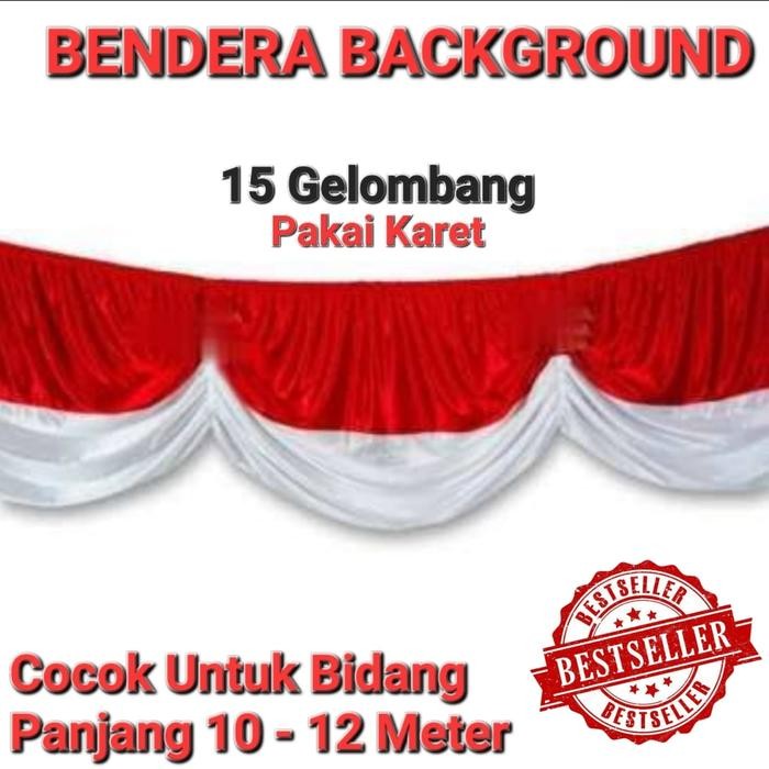 

Flagers - Bendera Gelombang Panjang 15 M Bentangan Bahan Kain Velez Warna Cerah