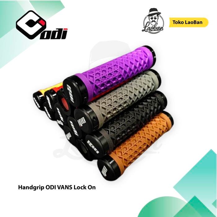 Pacific United - Handgrip Sepeda Odi Vans Lock On Grip Karet Stang Sepeda Lipat Mtb Roadbike (130Mm)