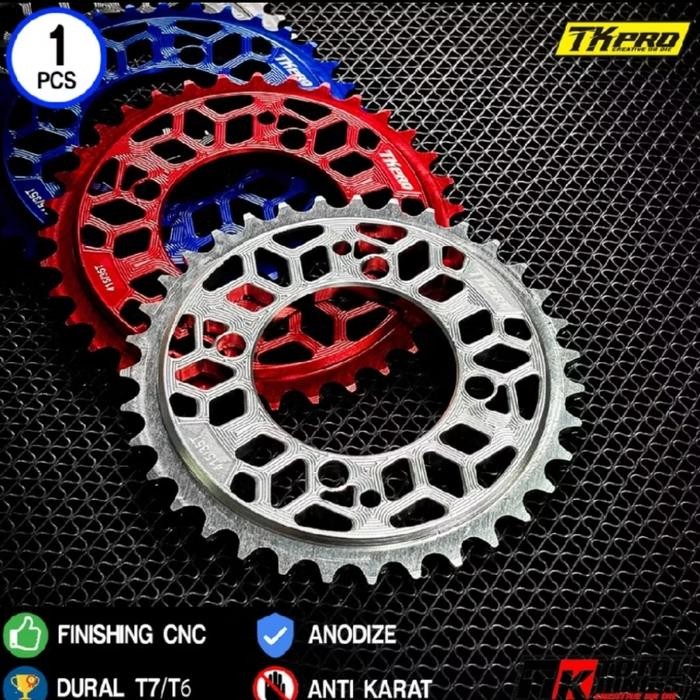 Gear Gir Belakang 415-35 Cnc Duralium Tkpro Rx King Rxking Rxs Yt