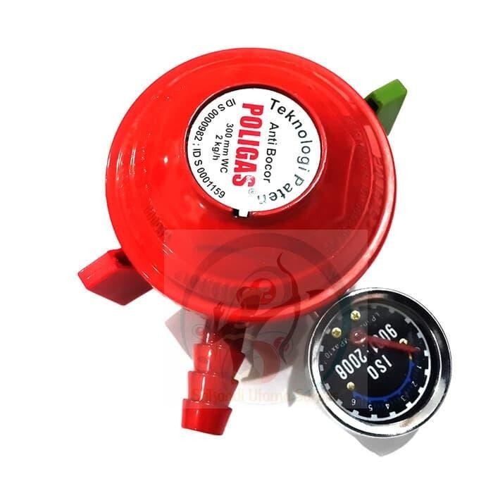 New` Regulator LPG/Elpiji Poligas Double Lock Regulator Gas LPG Anti Bocor